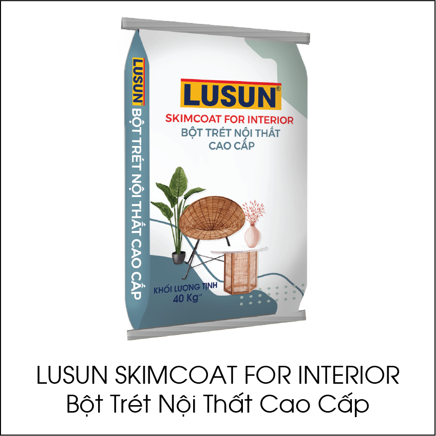 Lusun Skimcoat For Interior bột trét nội thất cao cấp